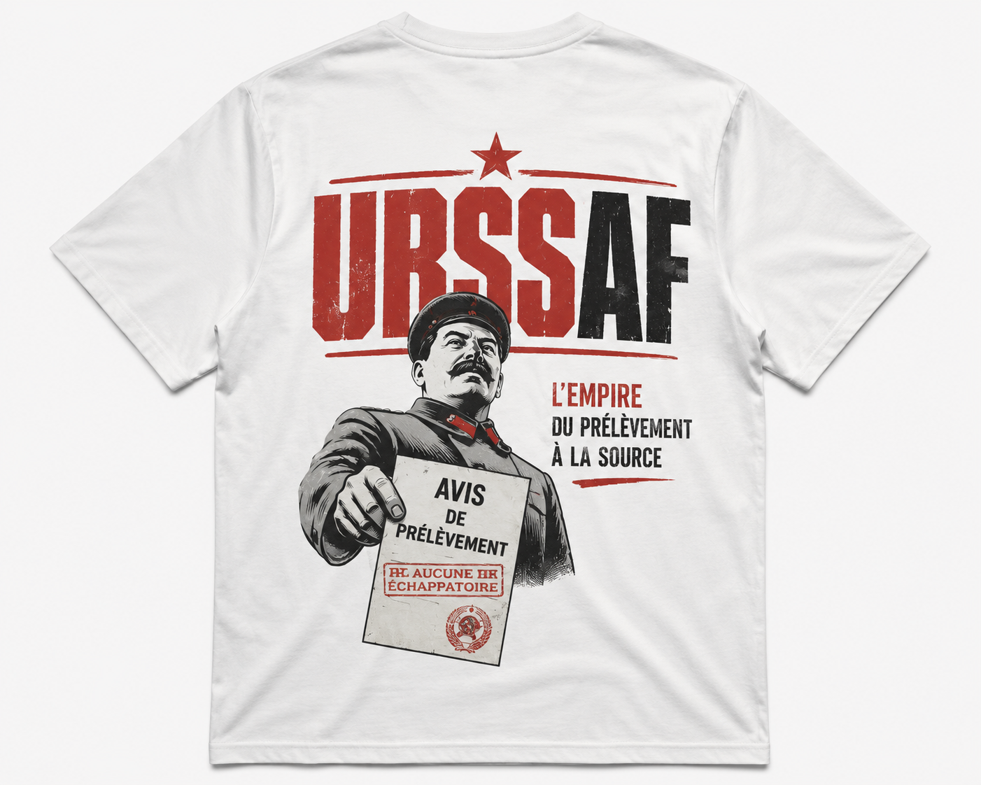 T-shirt L'Empire du Prélèvement à plat