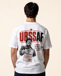 T-shirt Not Legal porté de dos - L'Empire du Prélèvement URSSAF