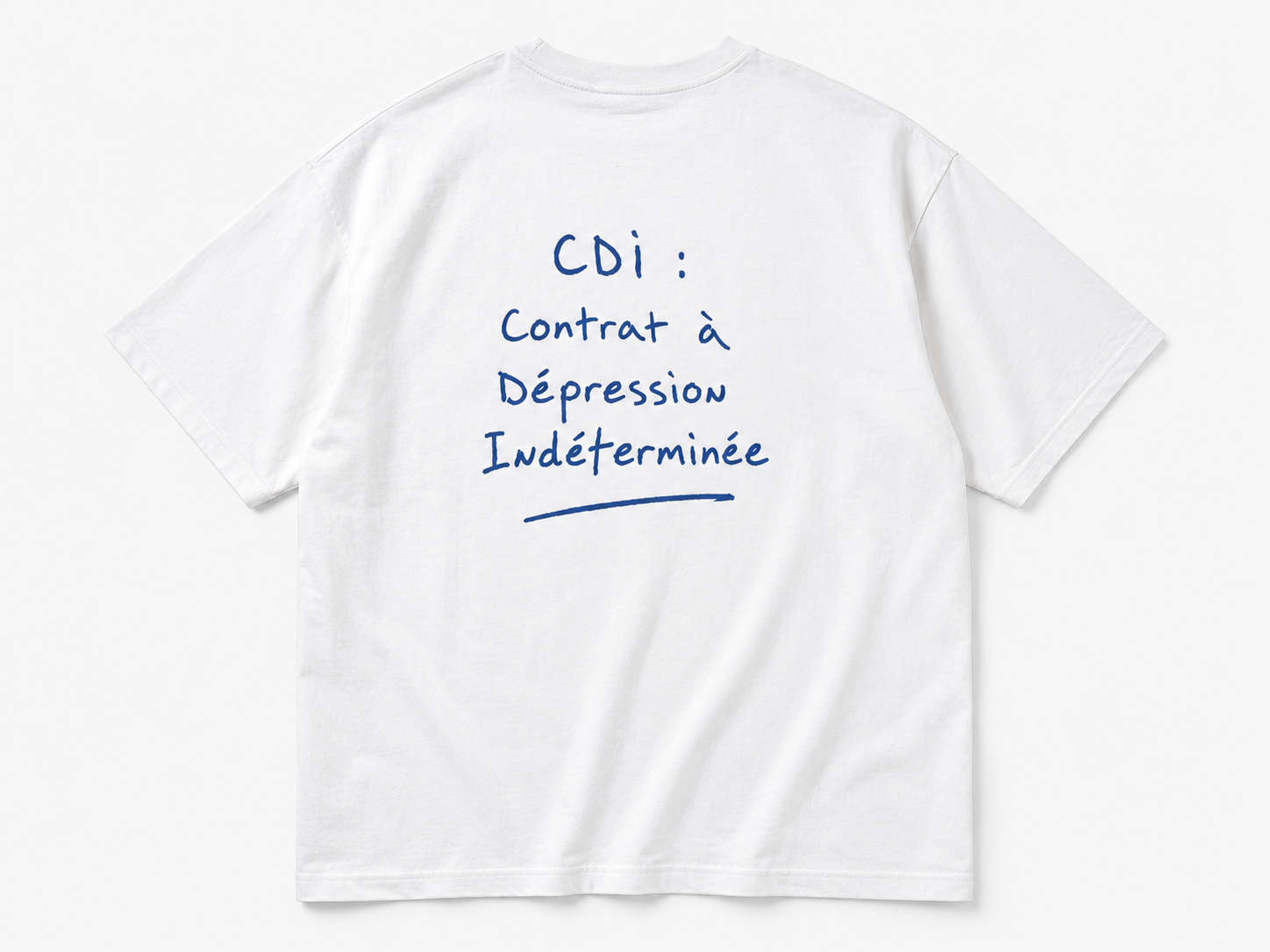 T-shirt seul, dos